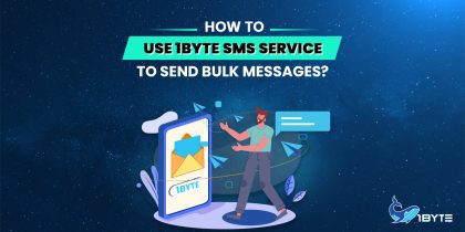 How to use 1Byte’s SMS Service to send bulk messages?