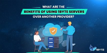 What are the benefits of using 1Byte servers over another provider?
