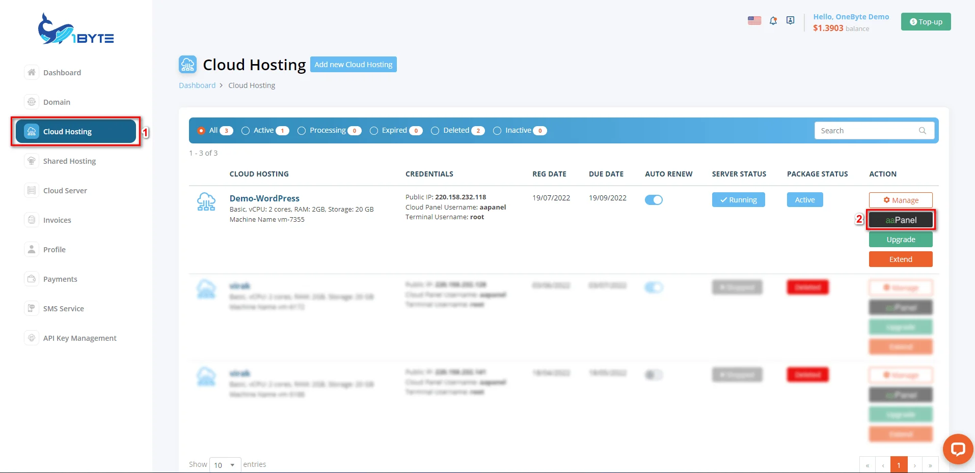 ដំឡើងវ៉ិបសាយ WORDPRESS នៅលើ Cloud HOSTING គឺងាយស្រួលដូច PIE