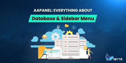 aaPanel: Everything about Database – sidebar menu