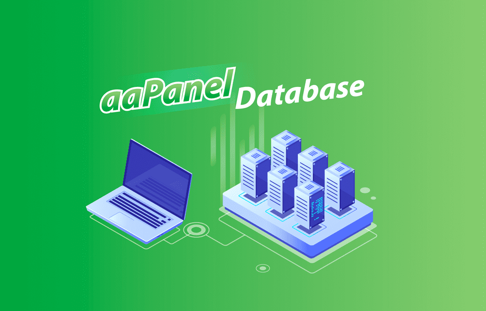 aaPanel: Everything about Database – sidebar menu