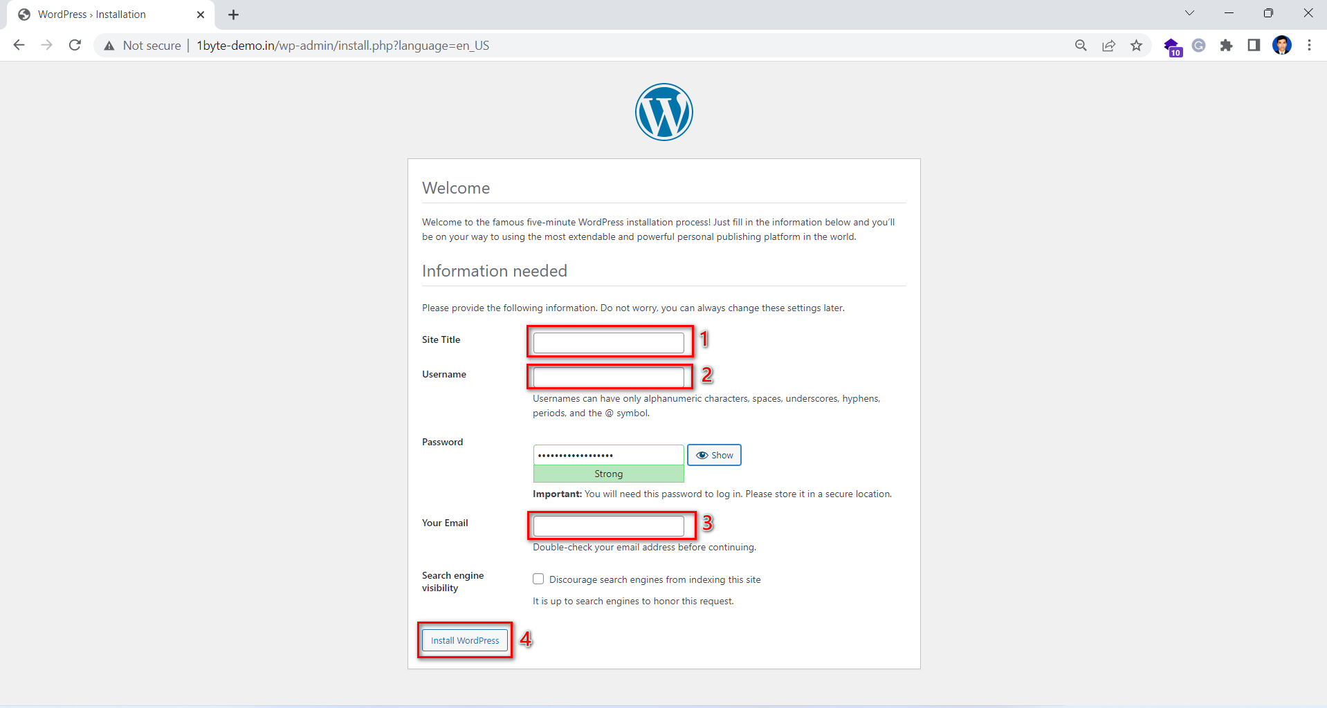 INSTALL WORDPRESS SITE ON CLOUD HOSTING IS EASY AS PIE