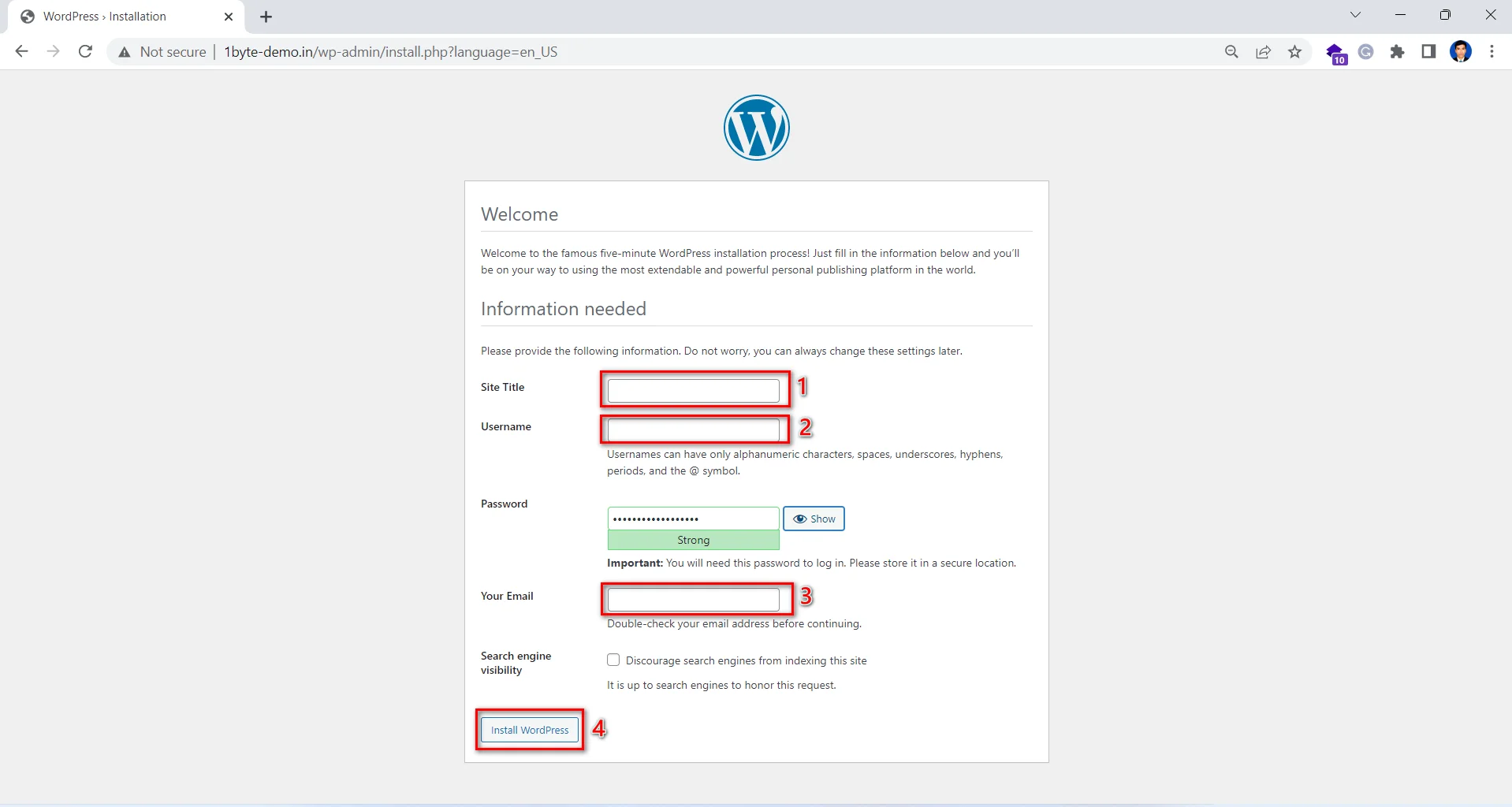ដំឡើងវ៉ិបសាយ WORDPRESS នៅលើ Cloud HOSTING គឺងាយស្រួលដូច PIE