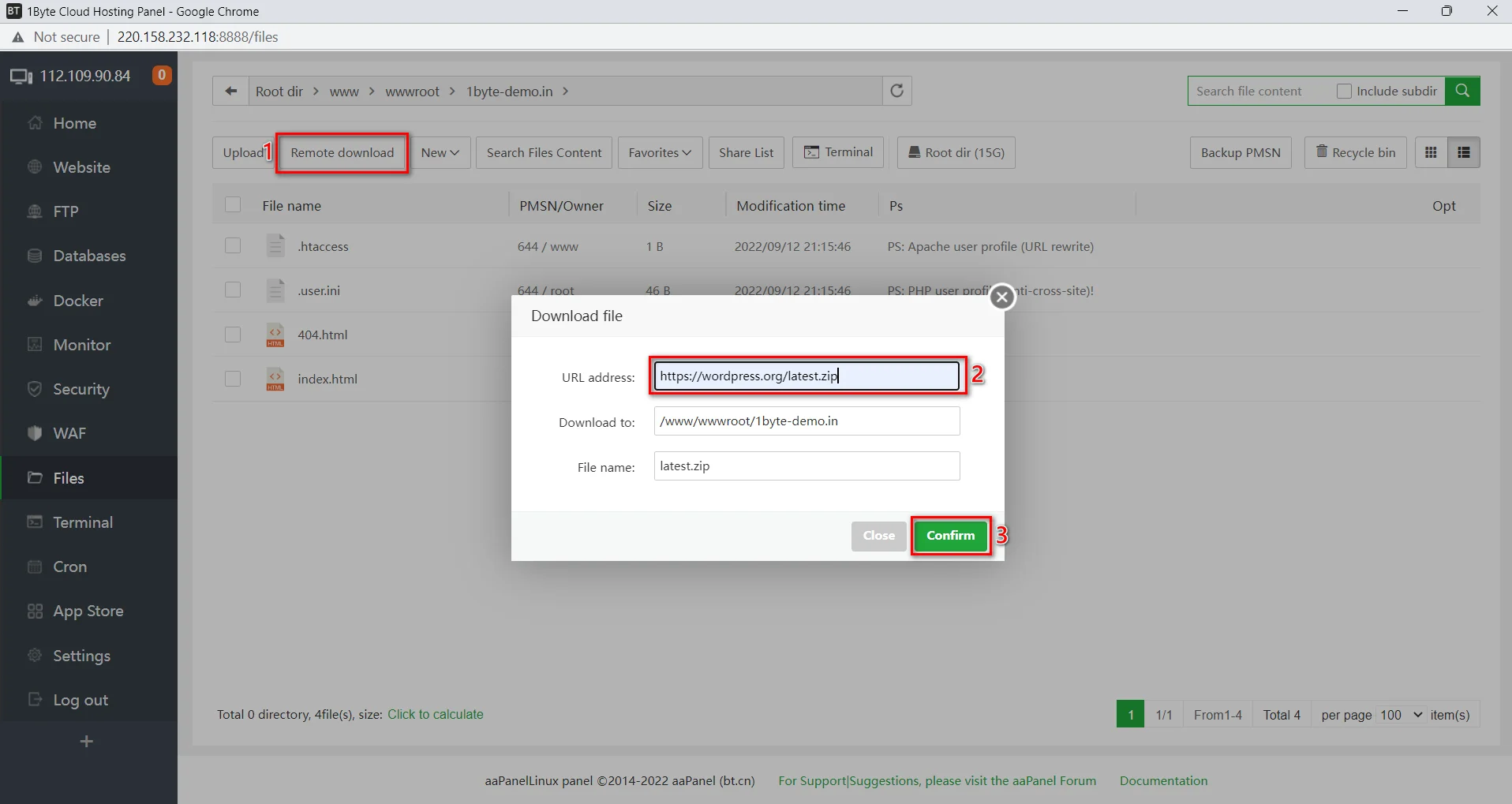 ដំឡើងវ៉ិបសាយ WORDPRESS នៅលើ Cloud HOSTING គឺងាយស្រួលដូច PIE