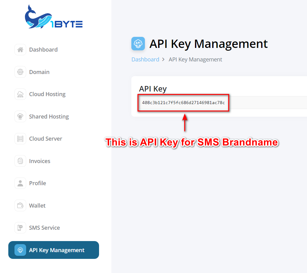 INTERGRATE 1BYTE SMS SERVICE IN YOUR APP IS SIMPLE
