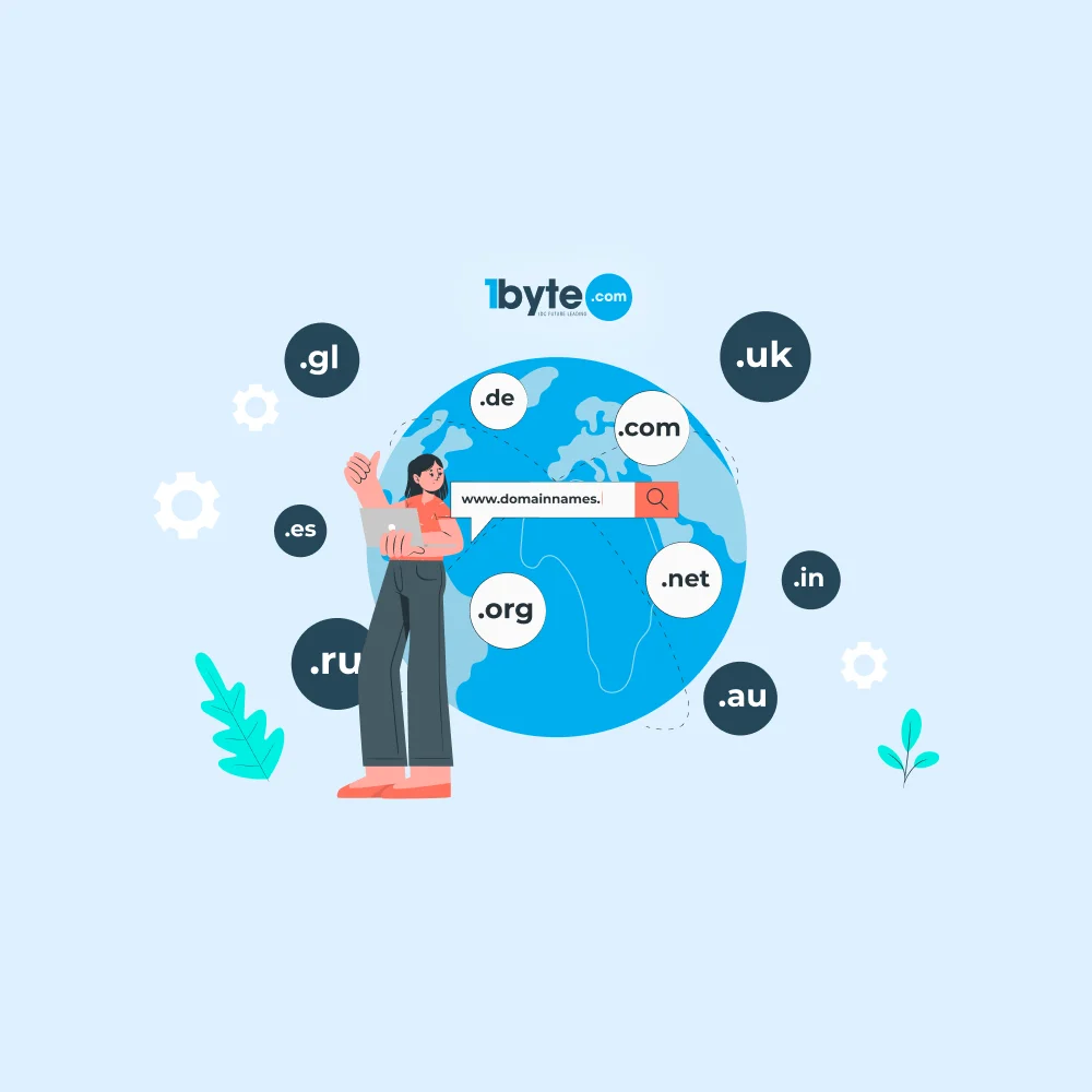 Register domain name on 1Byte