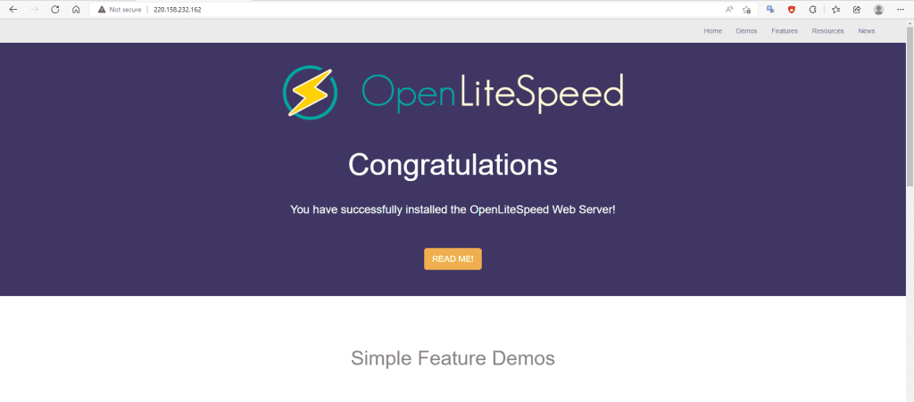 Install WordPress on Cloud Server using OpenLiteSpeed Web Server