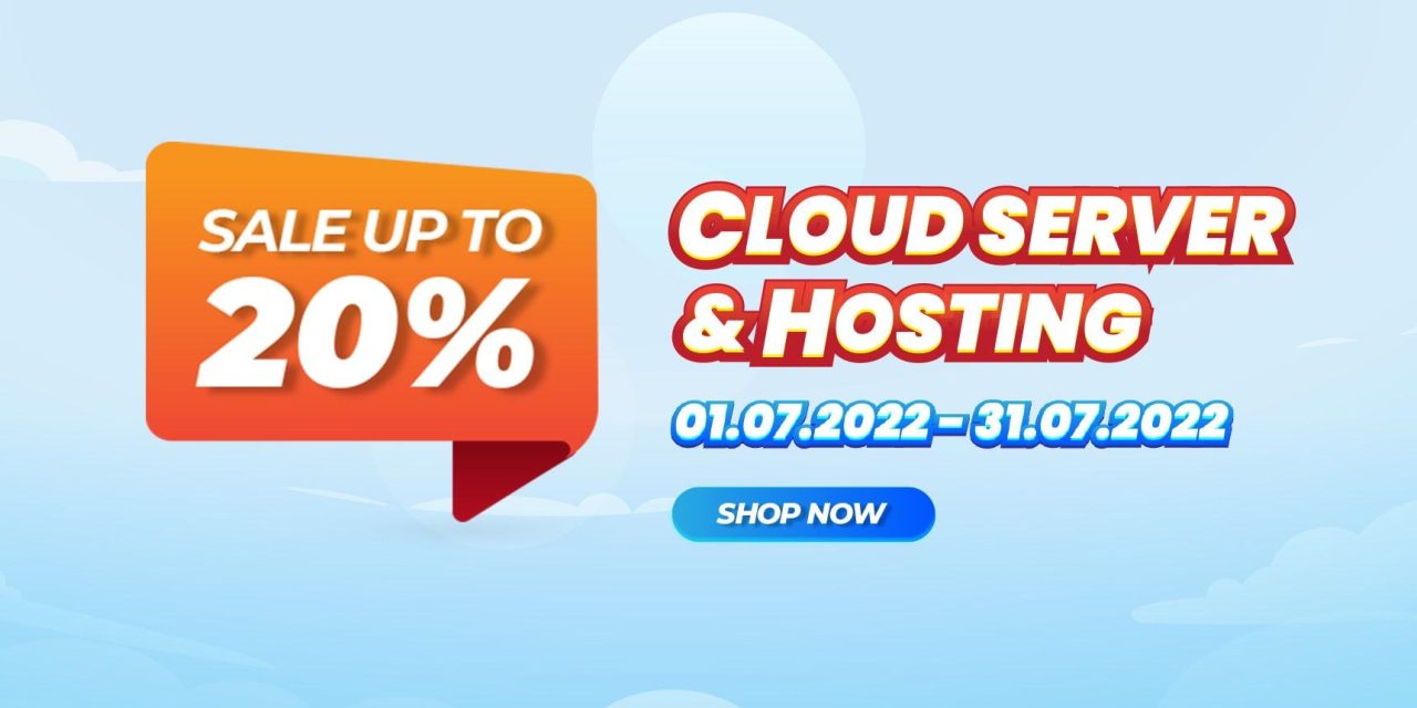 Cloud Server & Web Hosting Are 20% Off In July