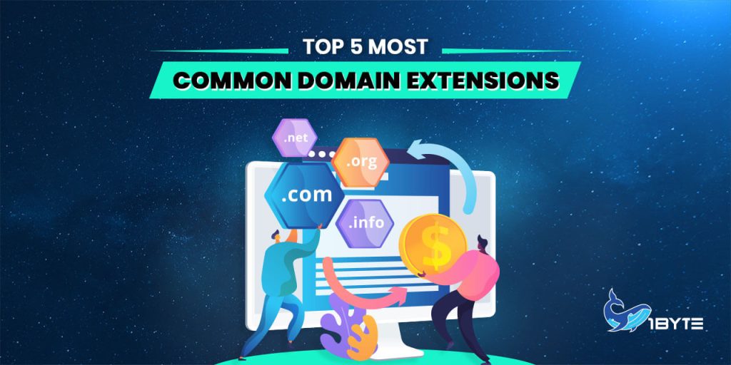 Top 5 Most Popular Domain Extensions 1Byte1Byte