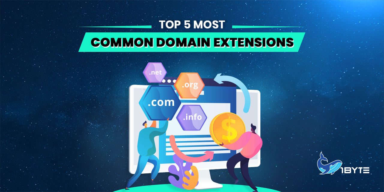 Top 5 Most Common Domain Extensions