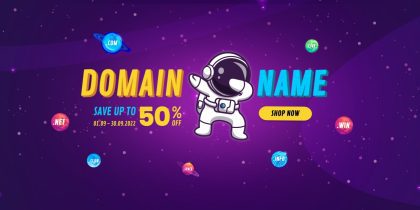 When You Buy Our Domain Names in September, You Get 50% OFF