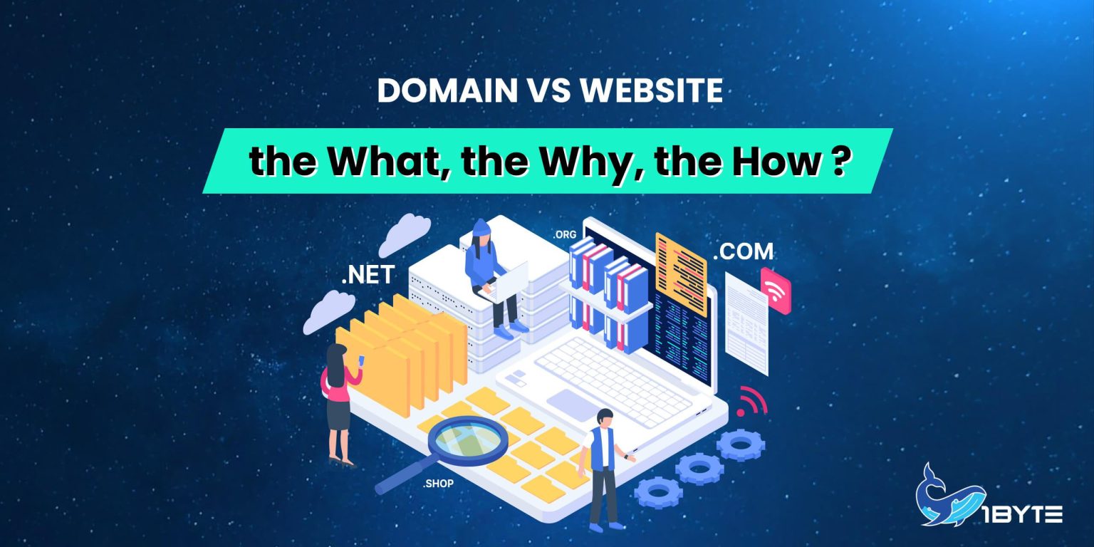 Domain Vs Website The What The Why The How Blog 1ByteBlog 1Byte