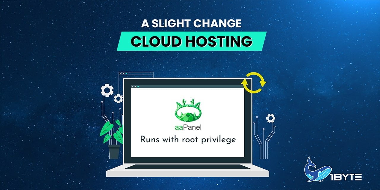 ការផ្លាស់ប្តូរបរាង Cloud Hosting របស់ 1byte