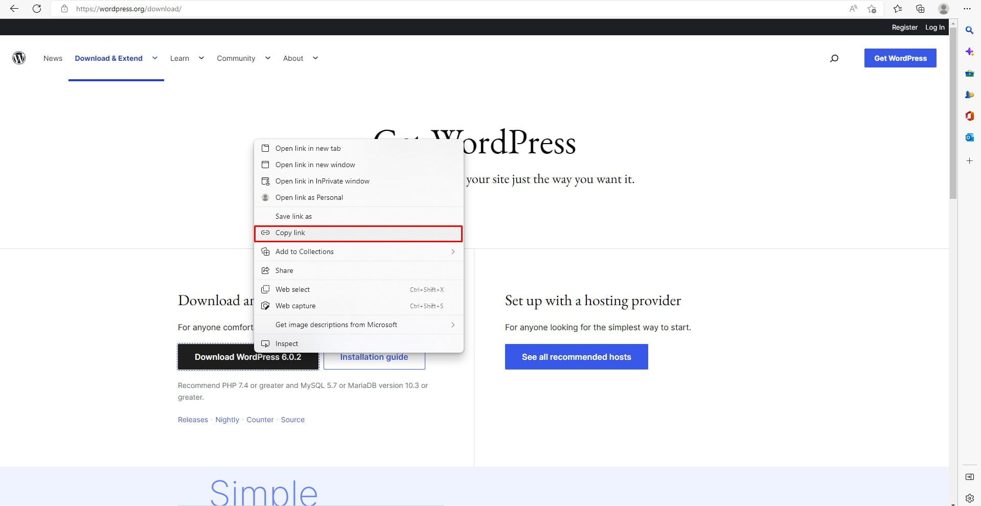 install wordpress site on cloud hosting is easy as pie