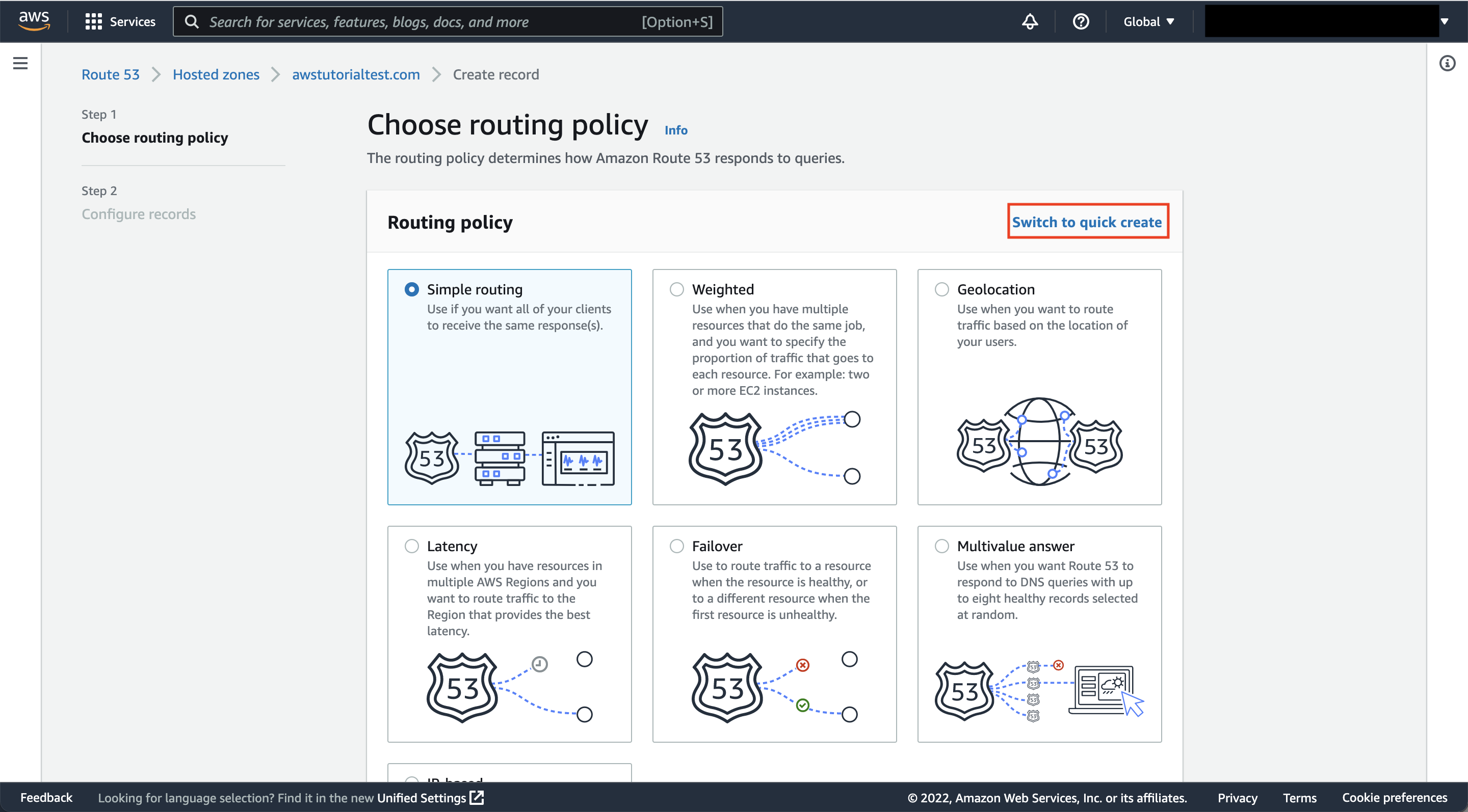 Step 2: Configuring DNS