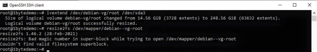debian-sda3-lvextend-vg