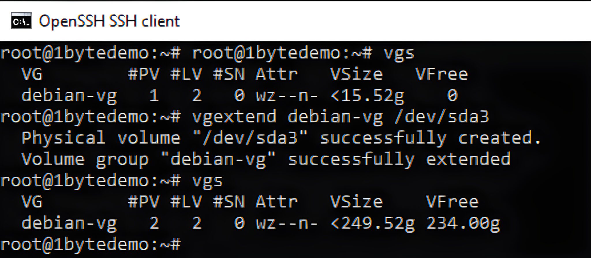 How To Mount (Upgrade) Storage On Debian 1Byte1Byte