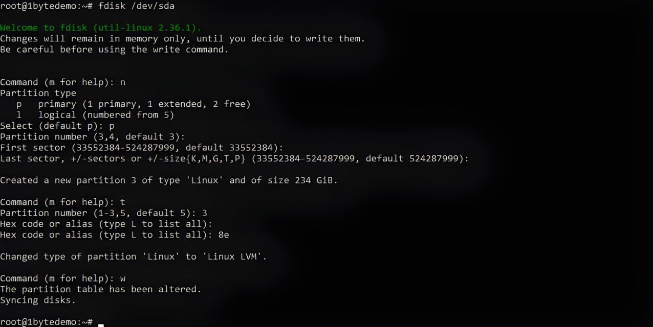 How To Mount (Upgrade) Storage On Debian 1Byte1Byte