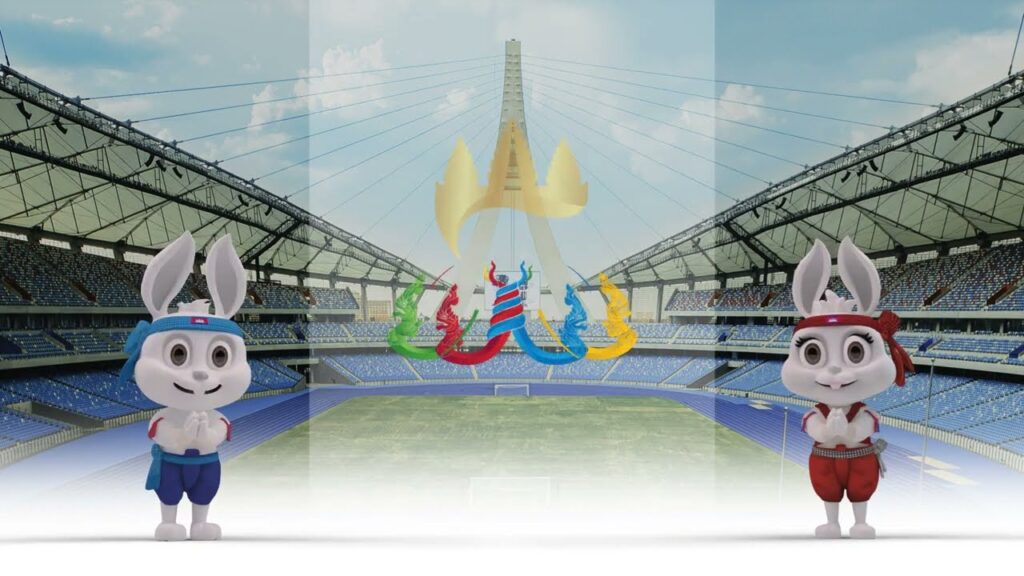 Cambodia 2023's two mascots