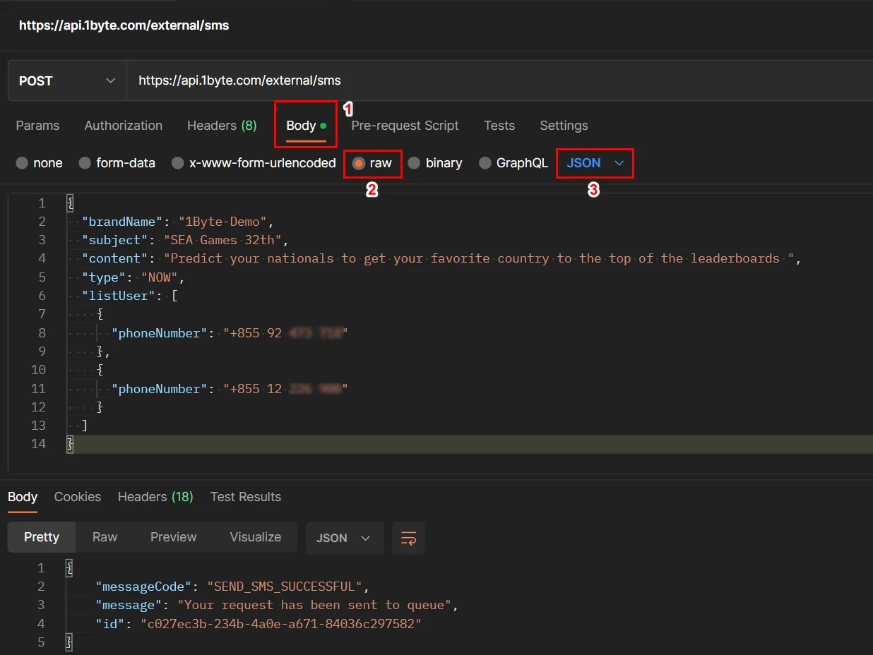 INTERGRATE 1BYTE SMS SERVICE IN YOUR APP IS SIMPLE