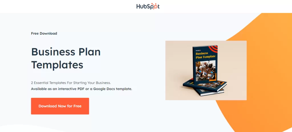 Hubspot’s Ecommerce Business Plan Template