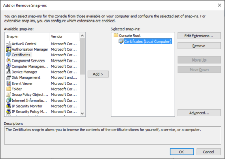 How to export certificates between Windows servers | 1Byte
