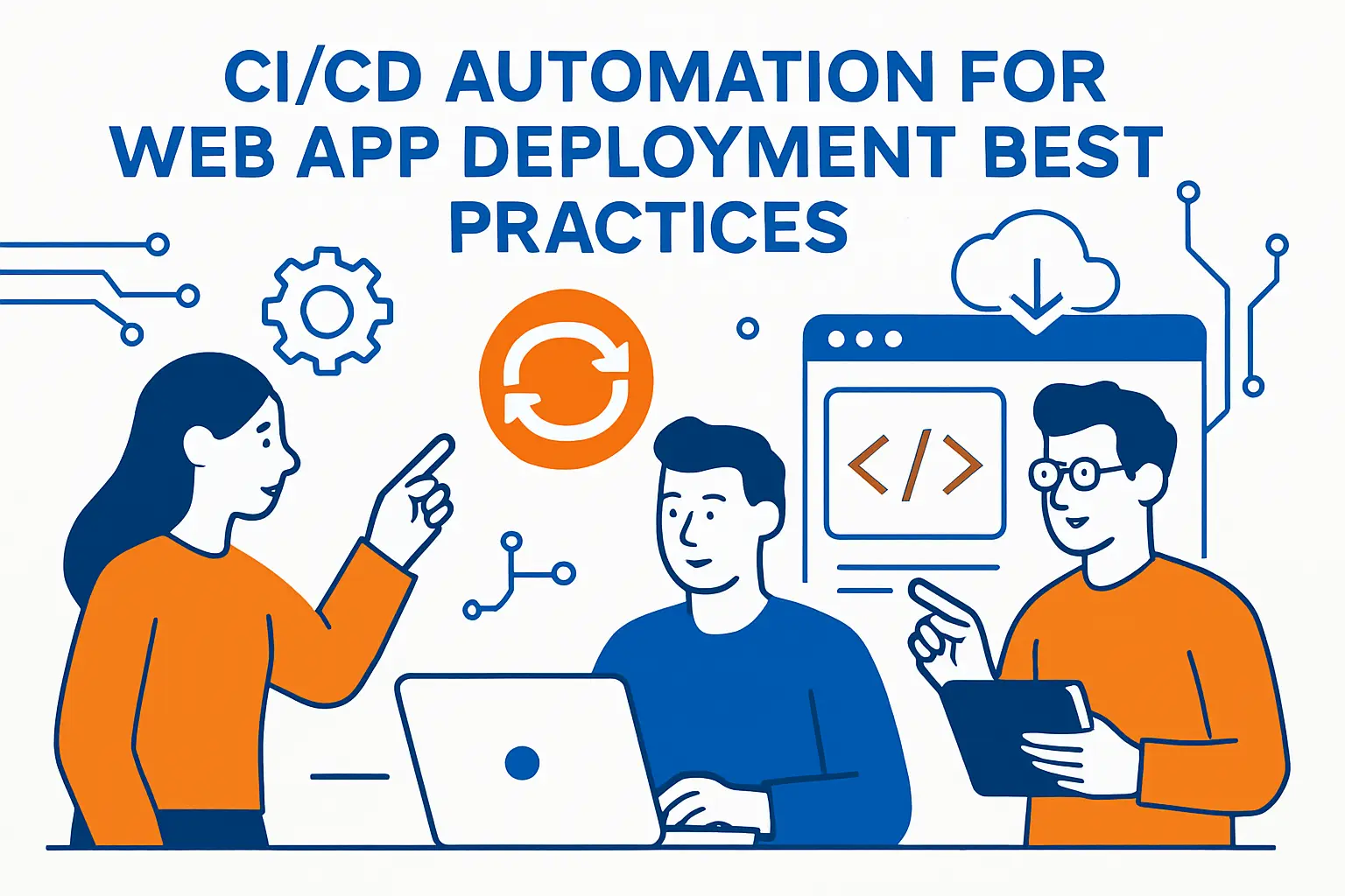 CI/CD automation for web app deployment best practices