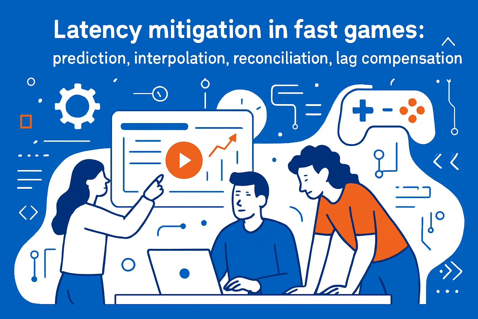 Latency mitigation in fast games: prediction, interpolation, reconciliation, lag compensation