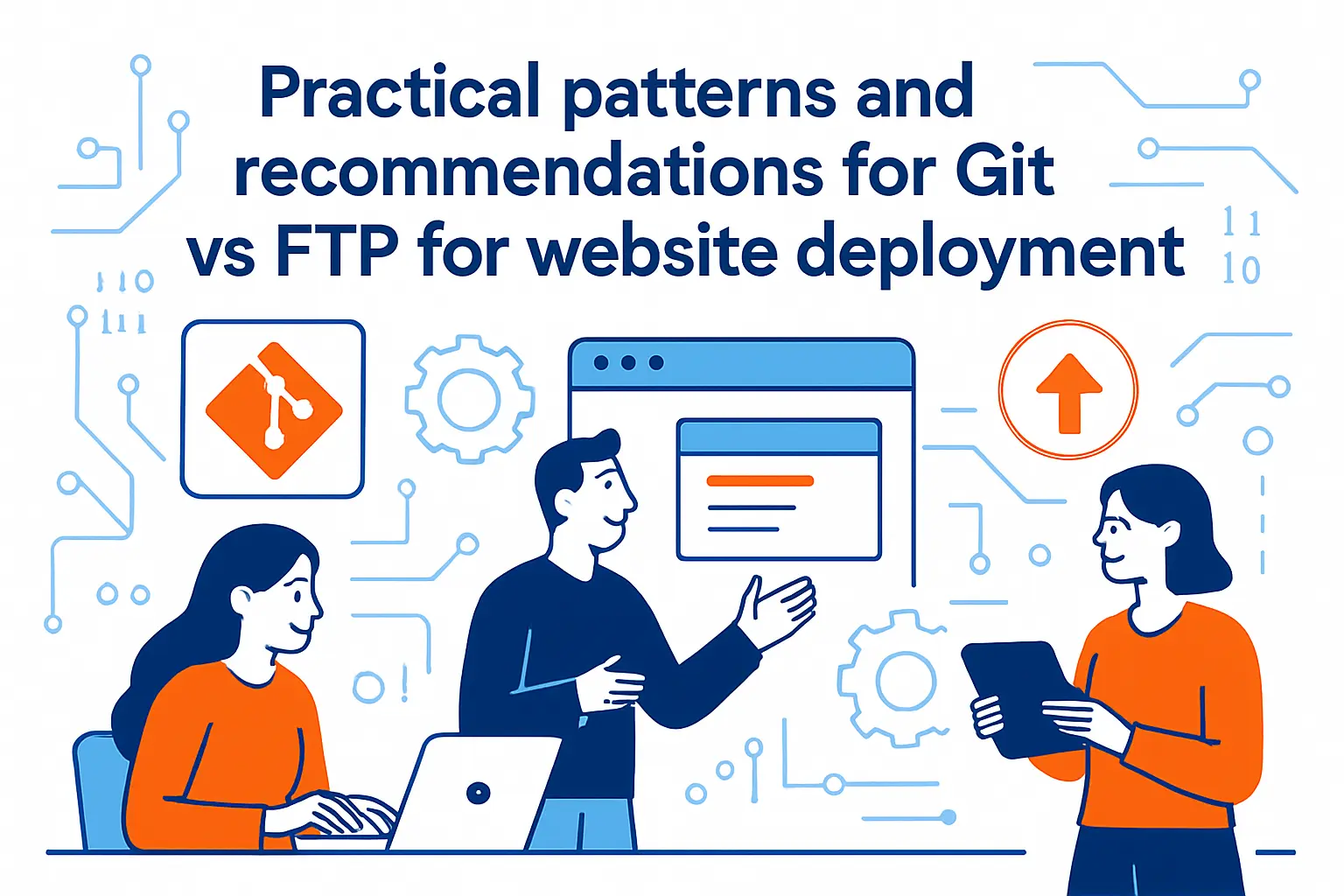 Practical patterns and recommendations for Git vs FTP for website deployment