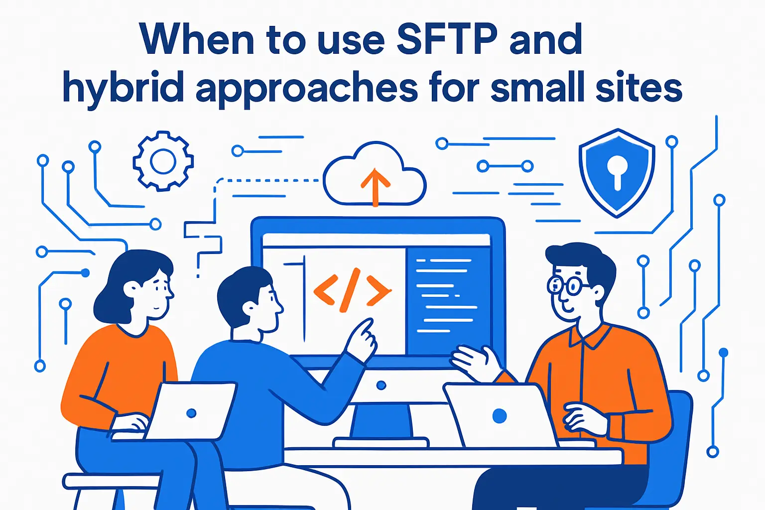 When to use SFTP and hybrid approaches for small sites