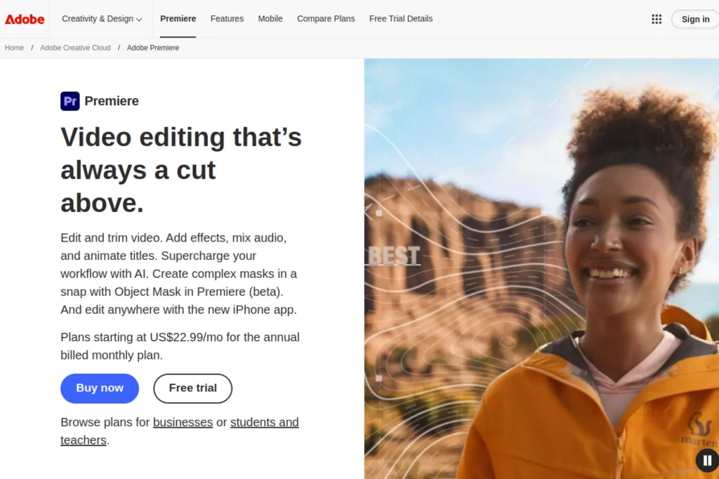 15. Adobe Premiere Pro