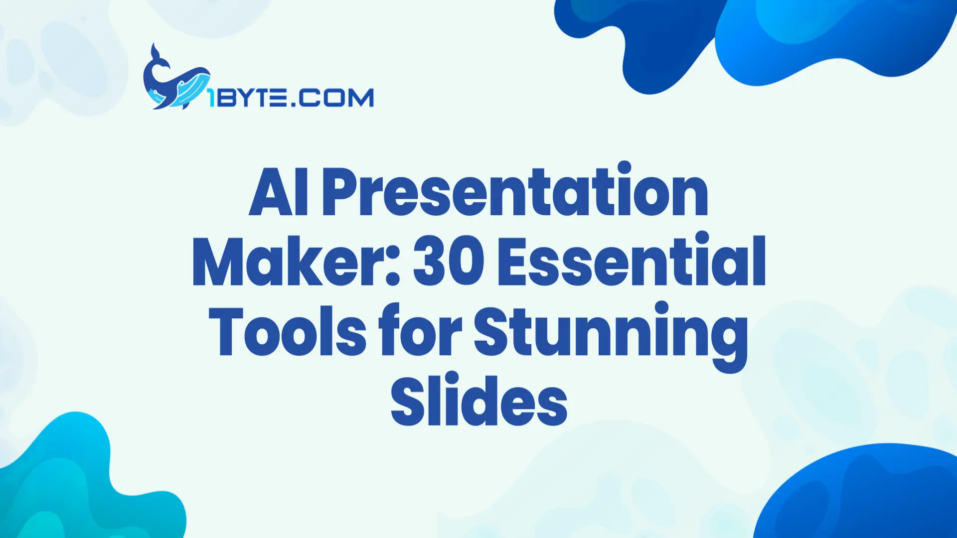 AI Presentation Maker: 30 Tools for Professional Slides