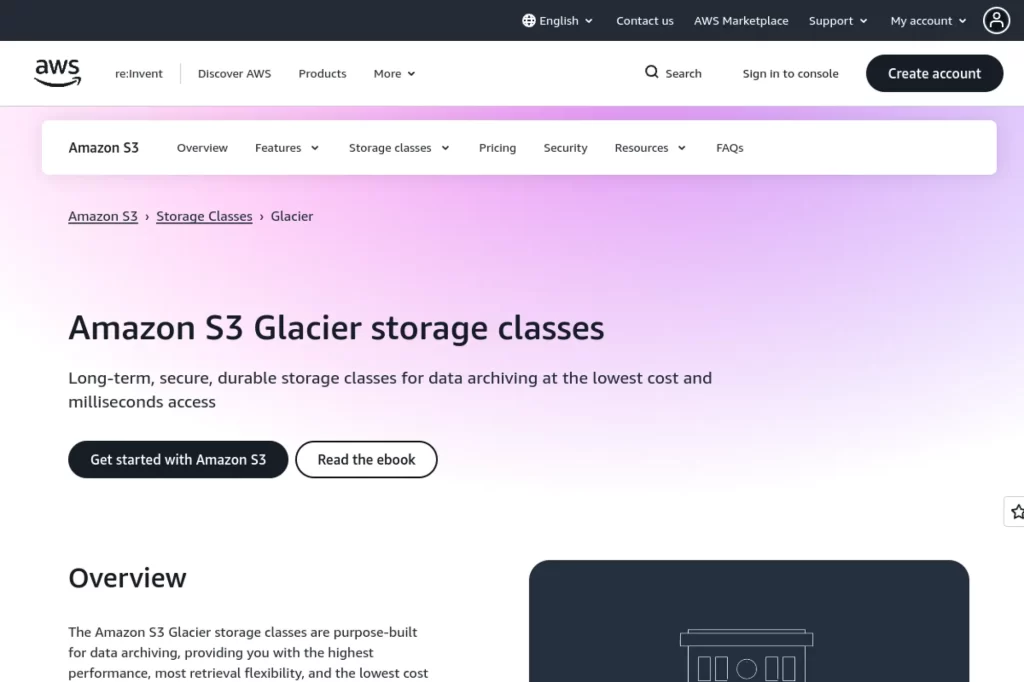 15. Amazon S3 Glacier