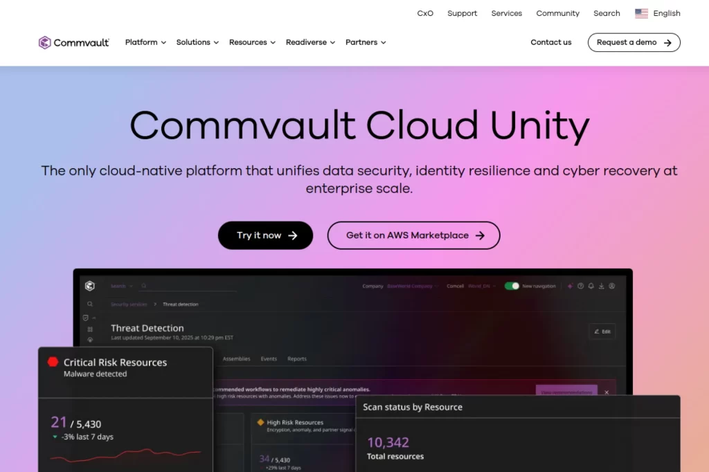 4. Commvault Cloud