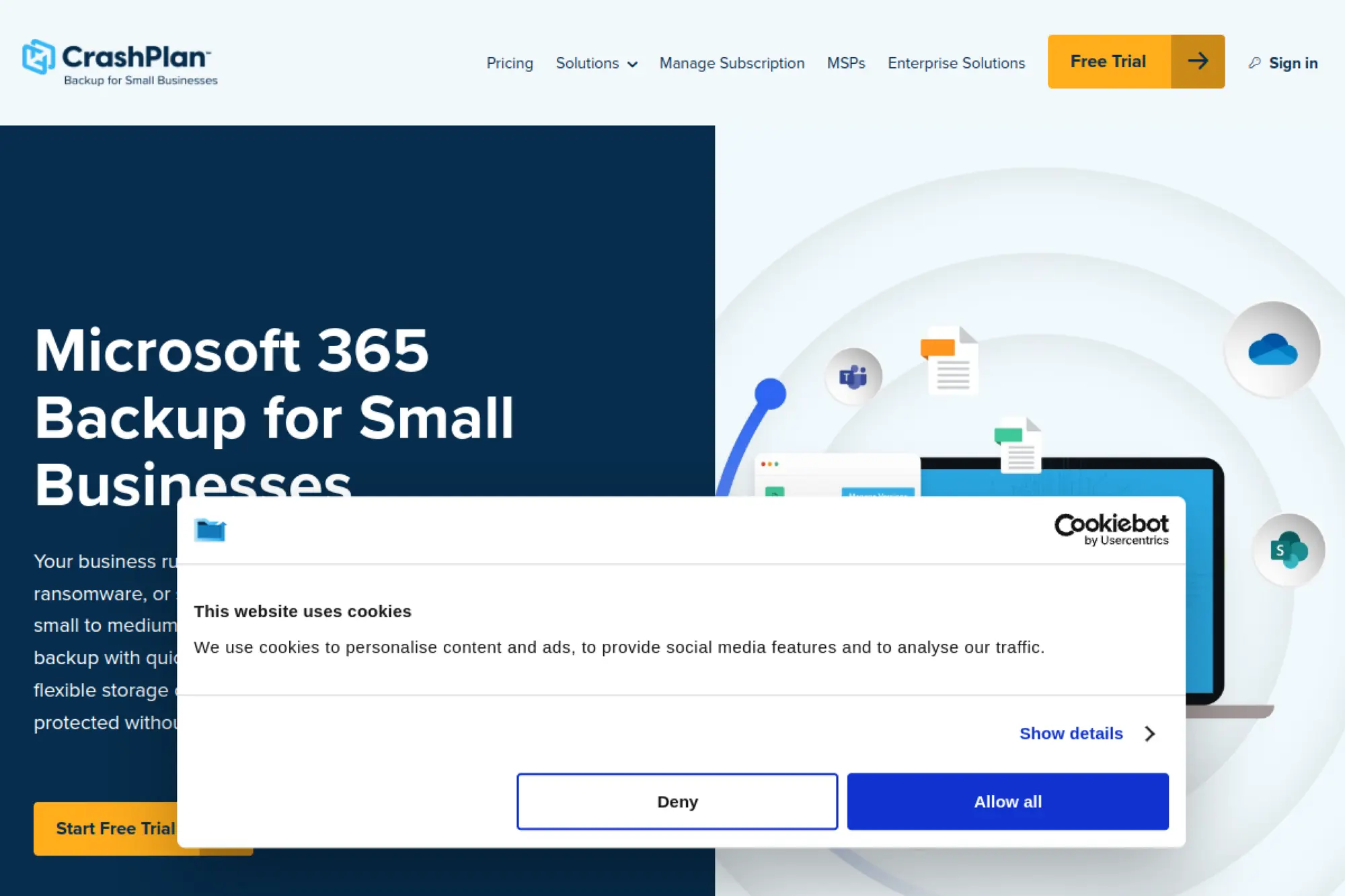 30. CrashPlan for Microsoft 365