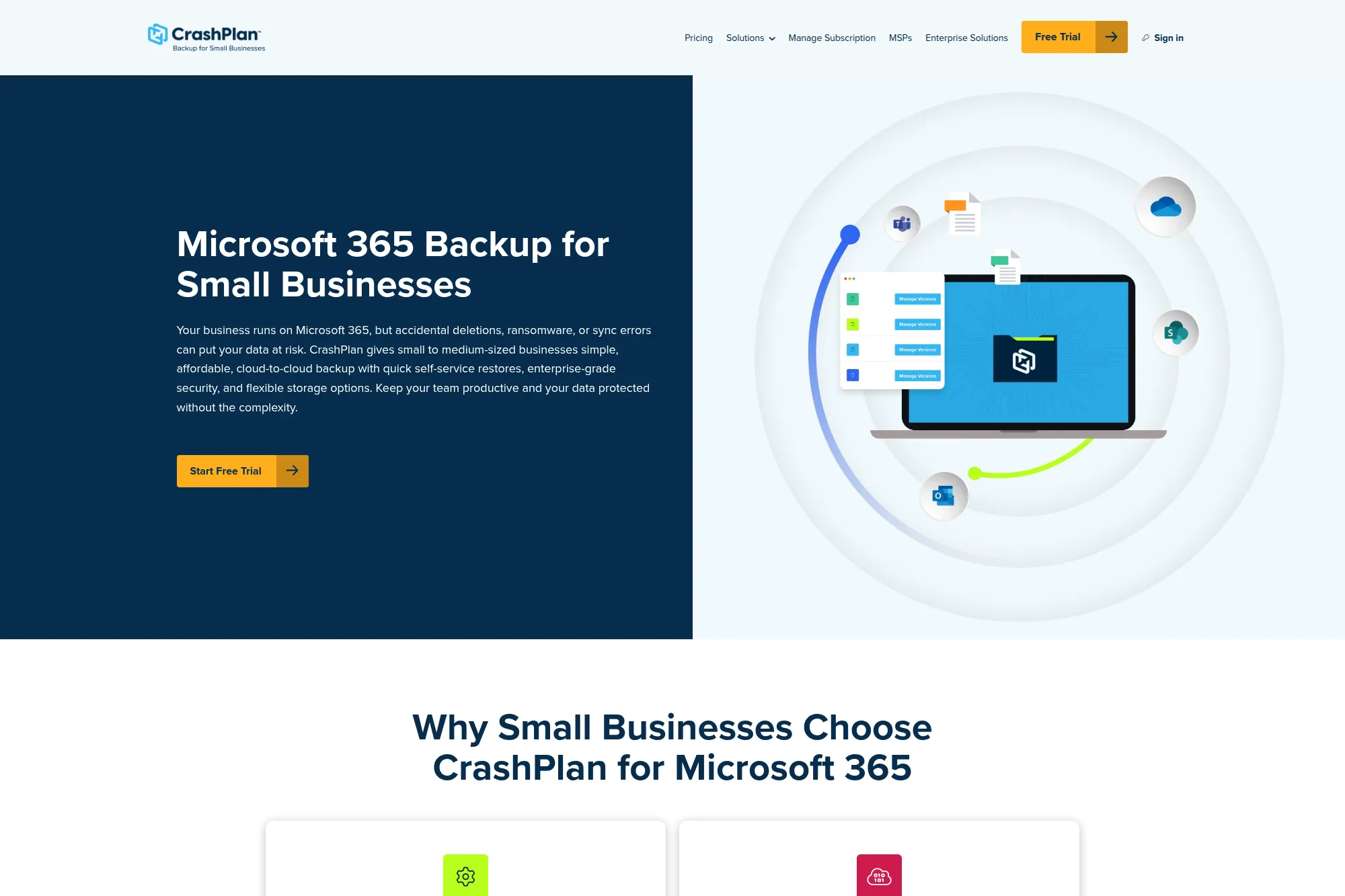 30. CrashPlan for Microsoft 365