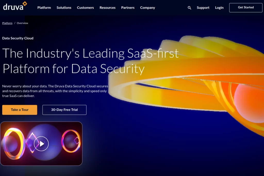 6. Druva Data Security Cloud