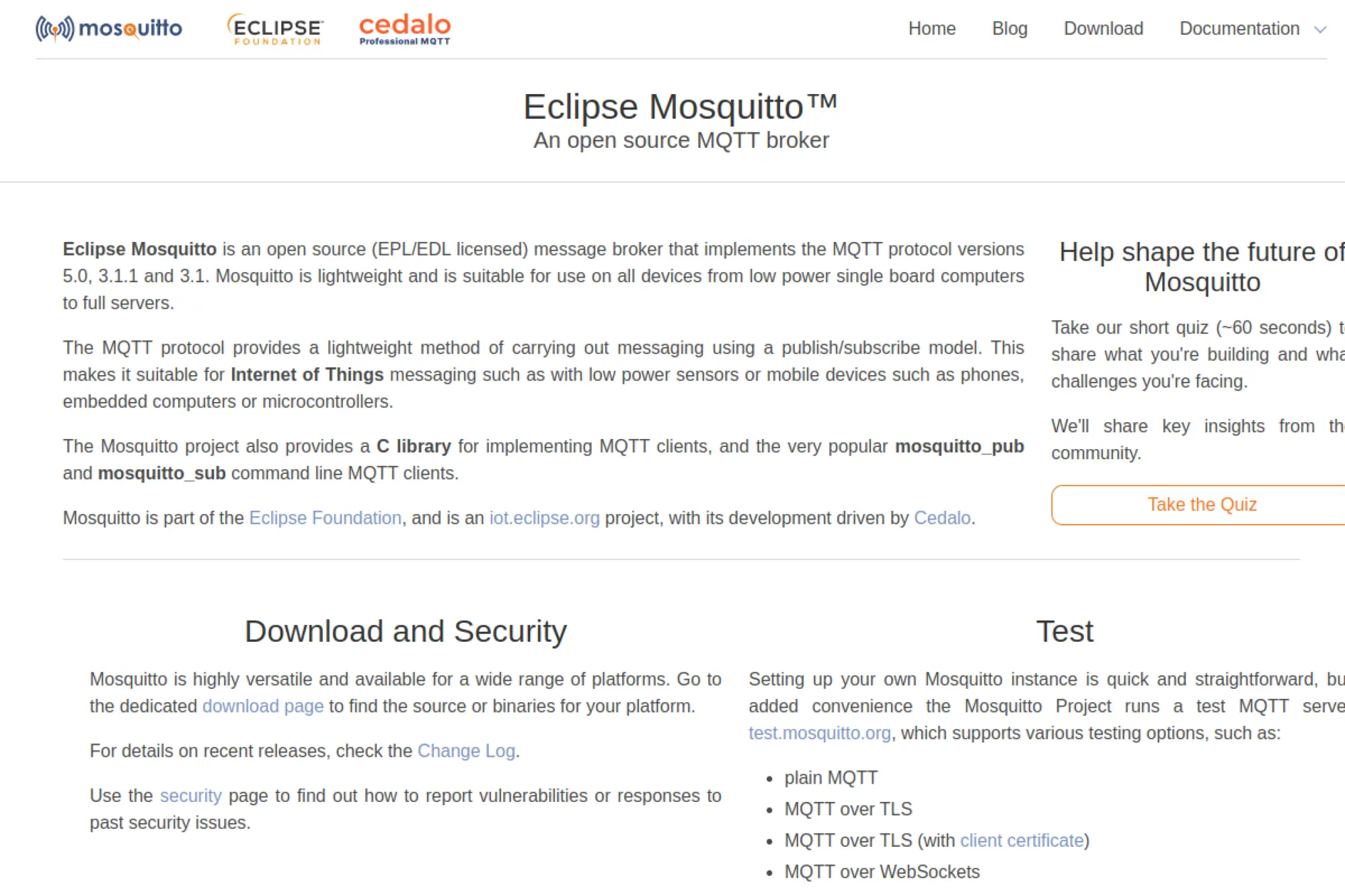 18. Eclipse Mosquitto