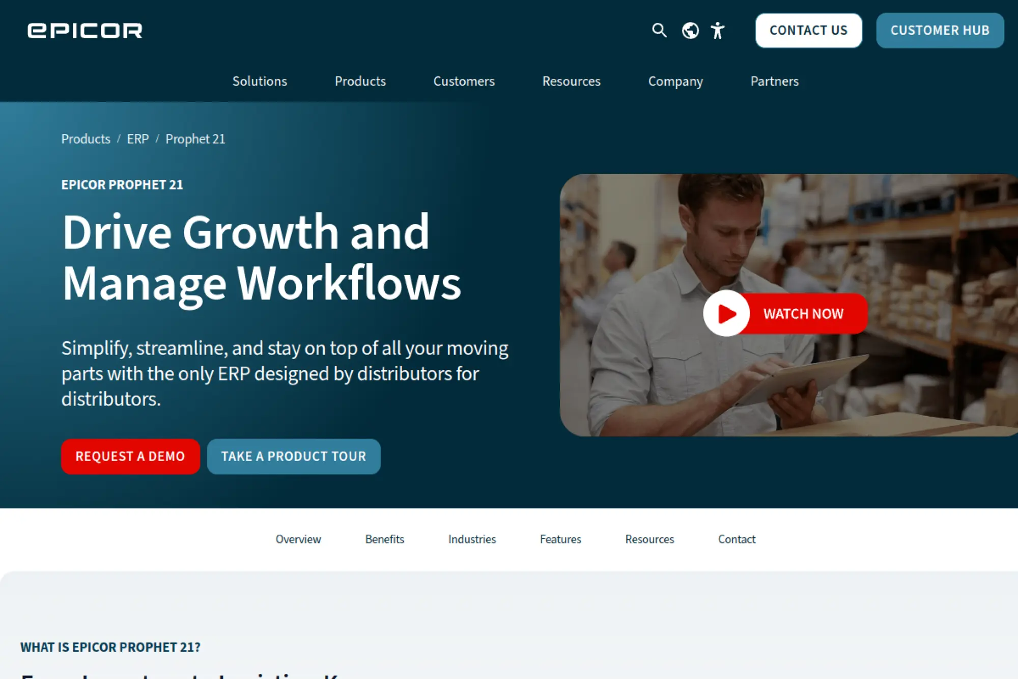 10. Epicor Prophet 21