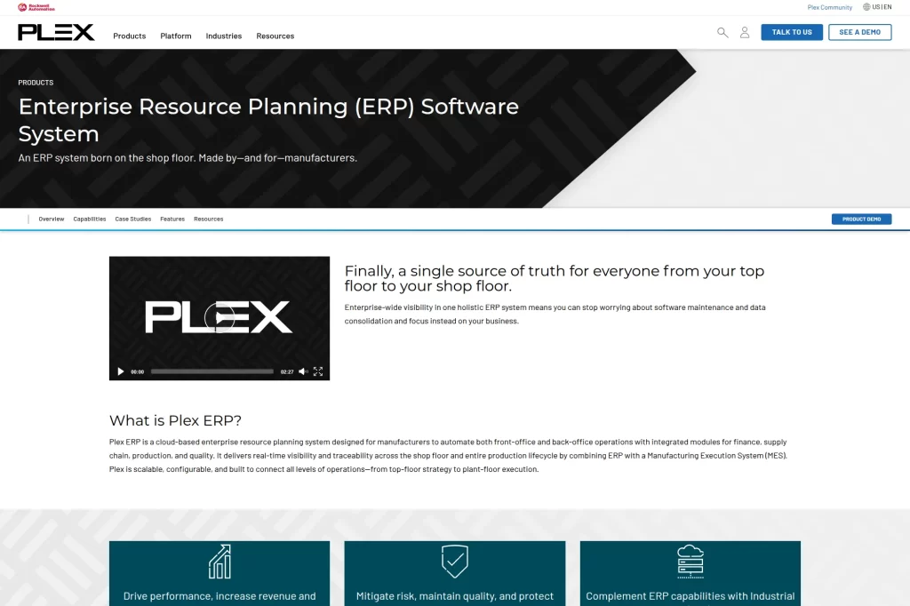 17. Plex ERP