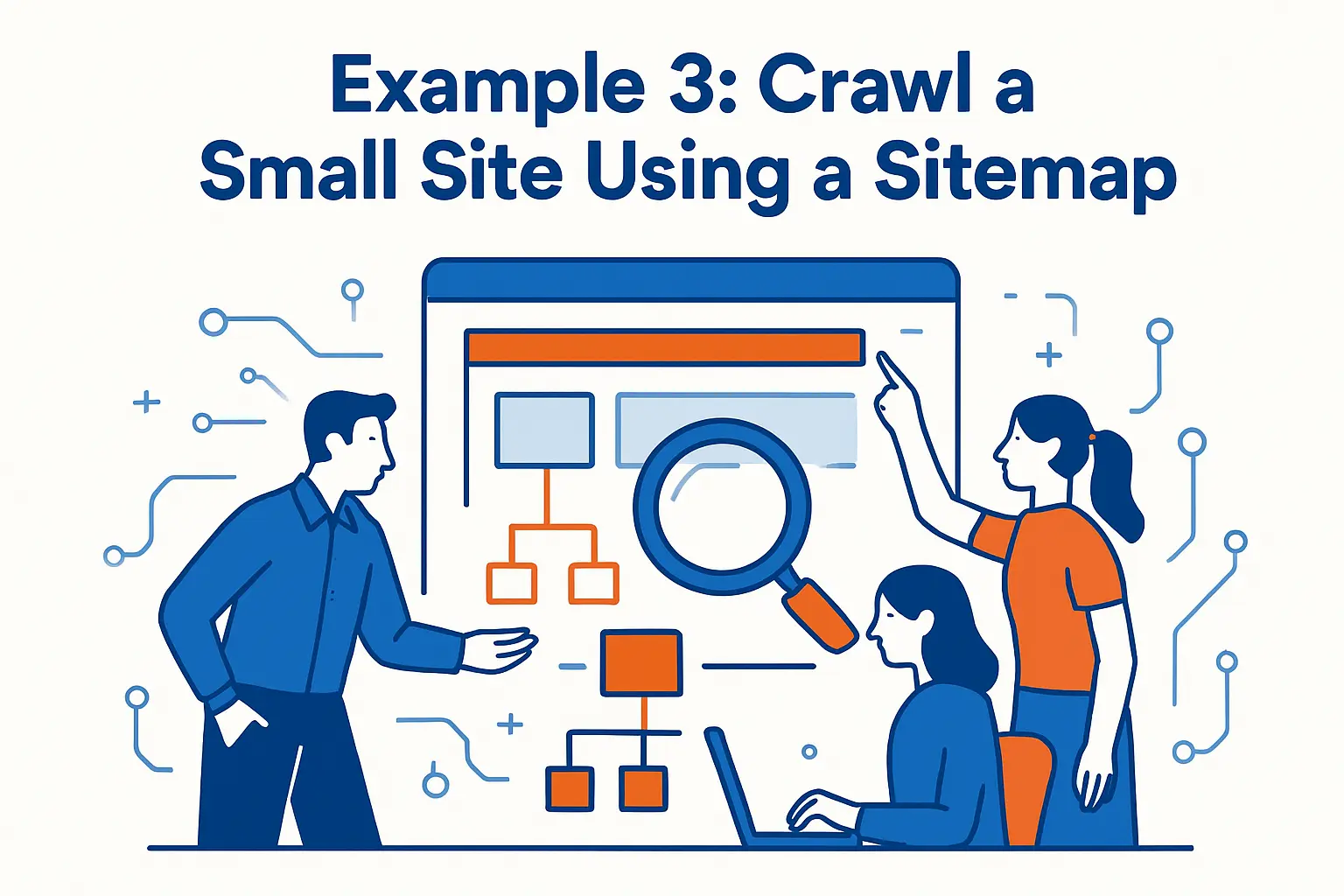 Example 3: Crawl a Small Site Using a Sitemap