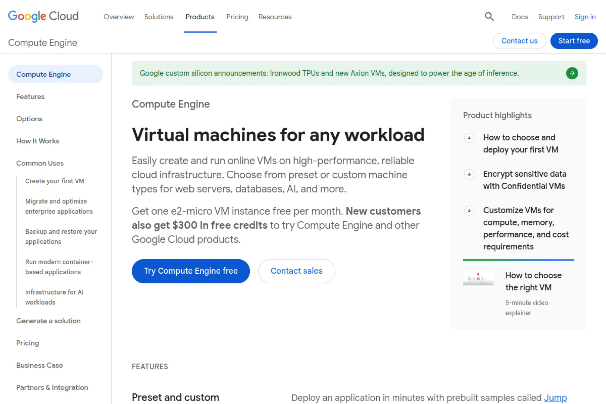 2. Google Cloud Compute Engine