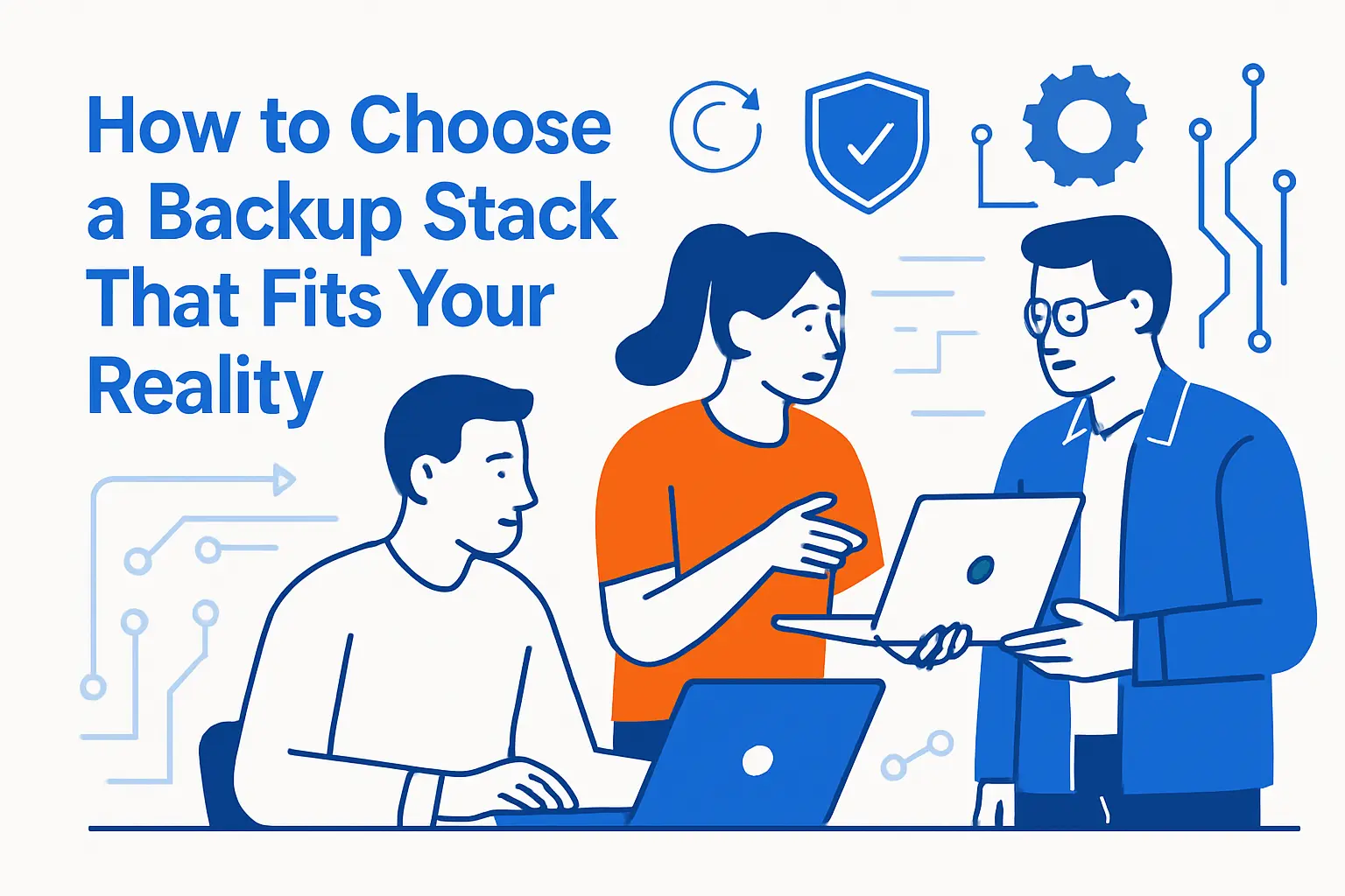 How to Choose a Backup Stack That Fits Your Reality