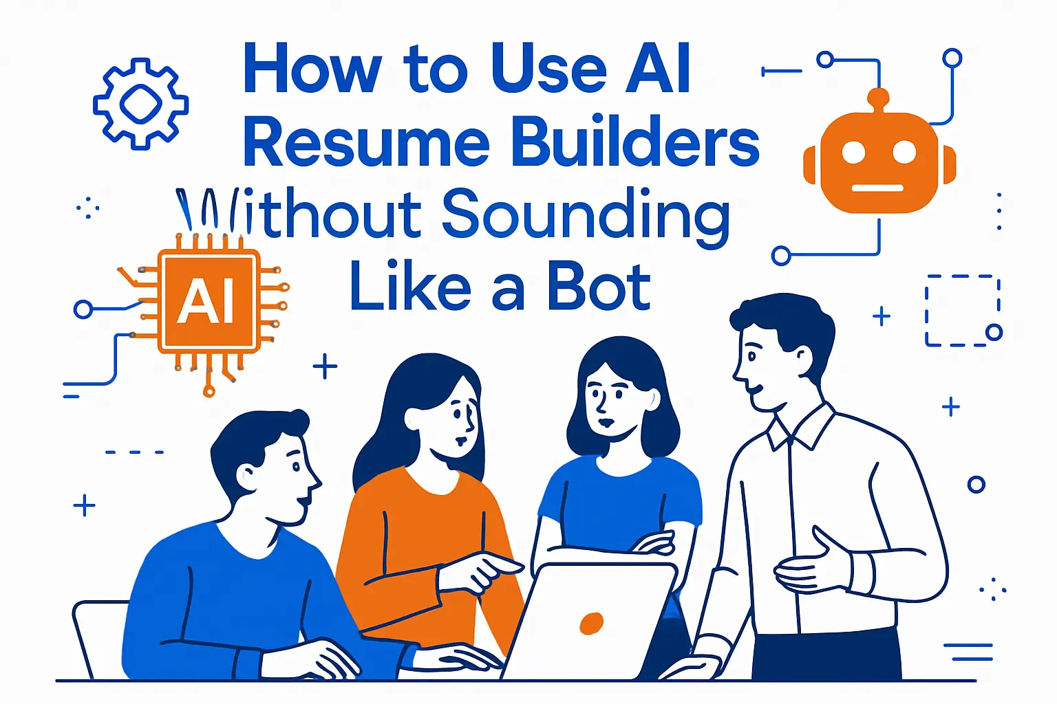 How to Use AI Resume Builders Without Sounding Like a Bot
