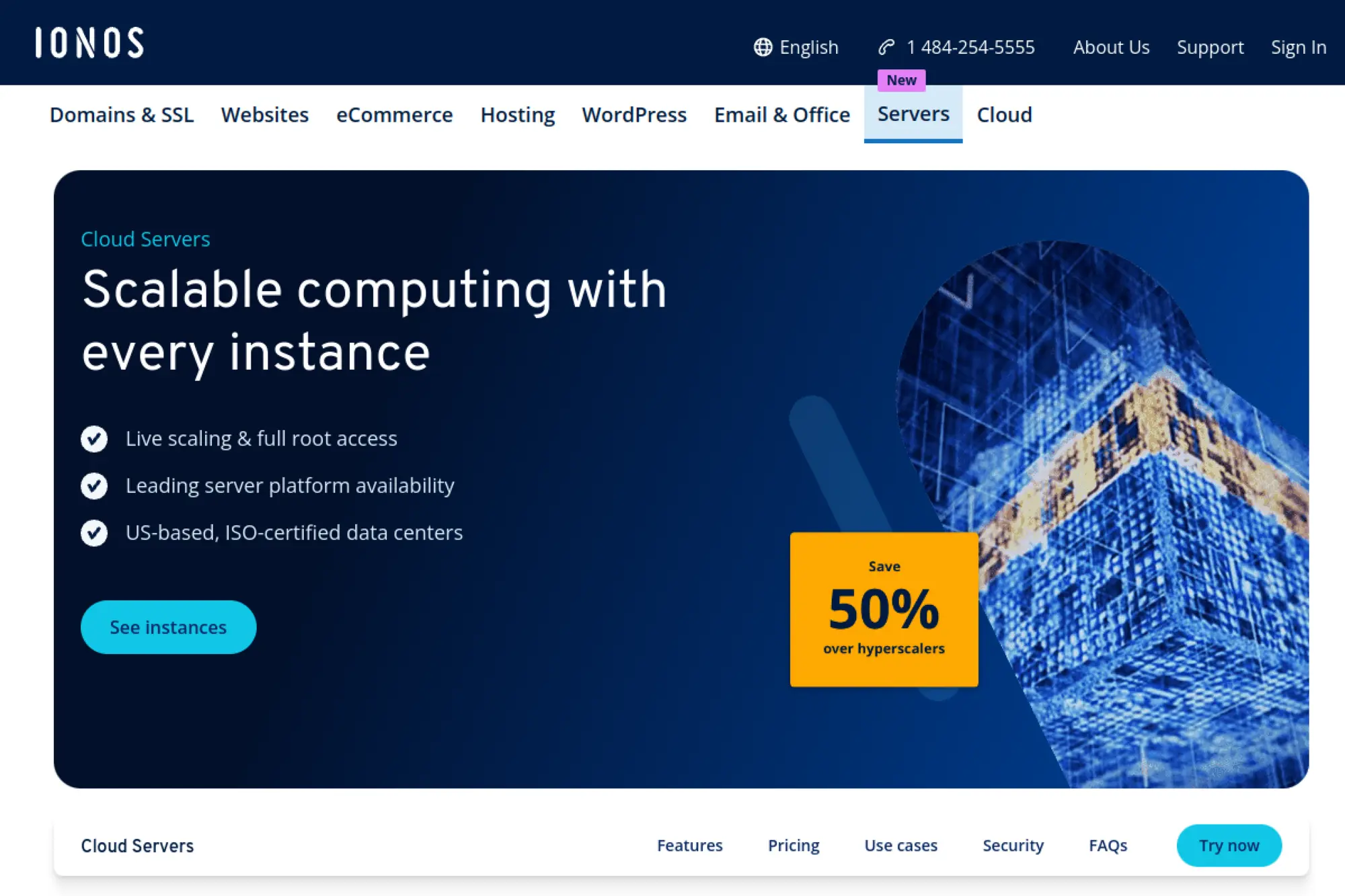 19. IONOS Cloud Servers