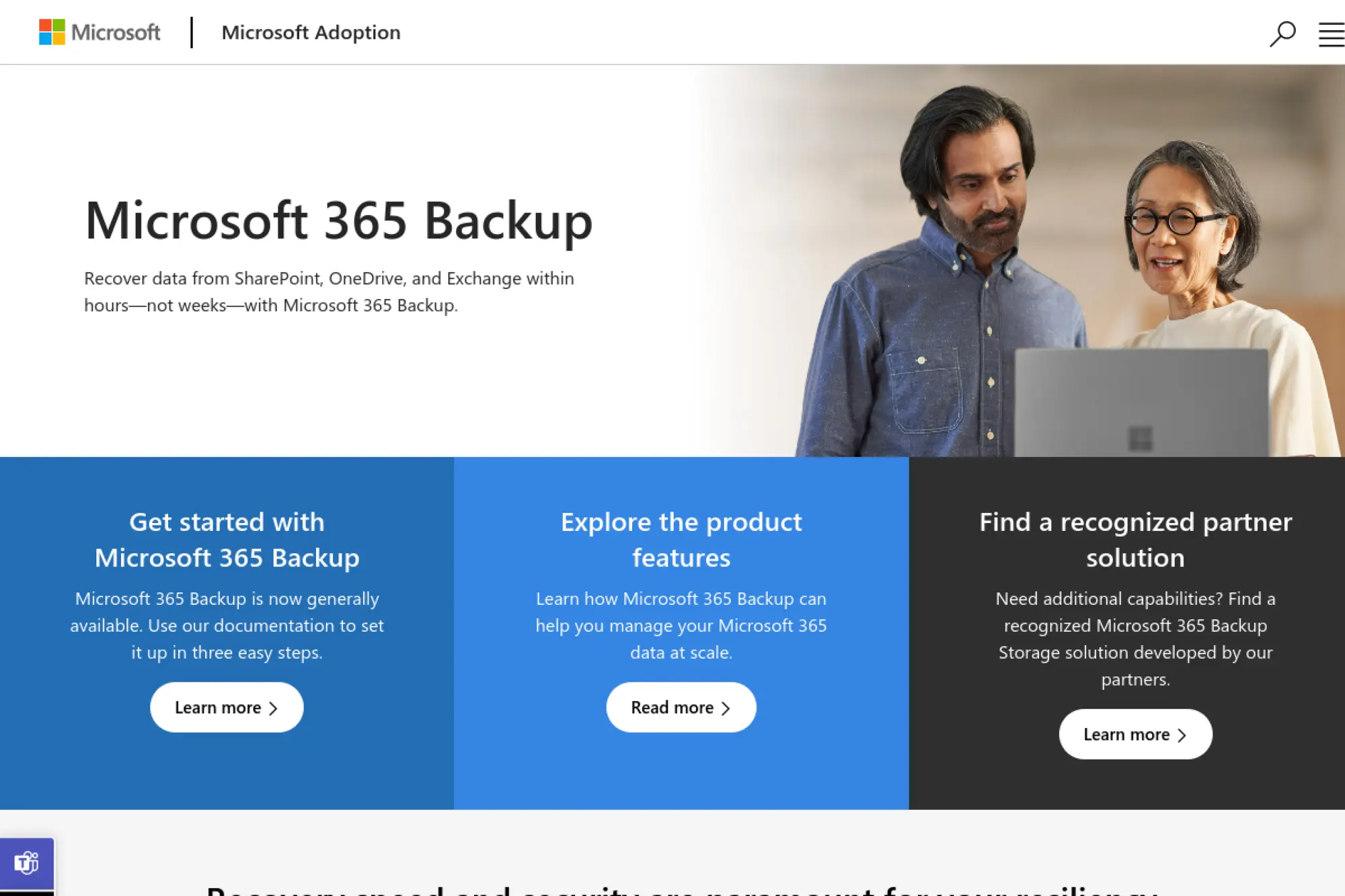 16. Microsoft 365 Backup