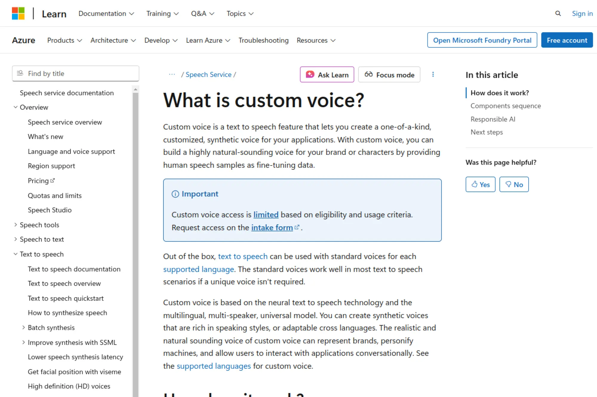 24. Microsoft Azure Custom Voice