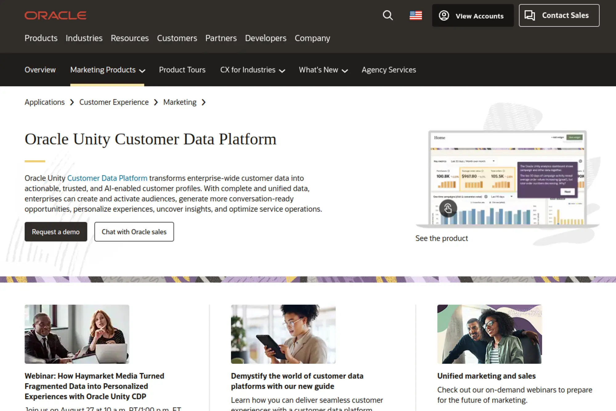 11. Oracle Unity CDP