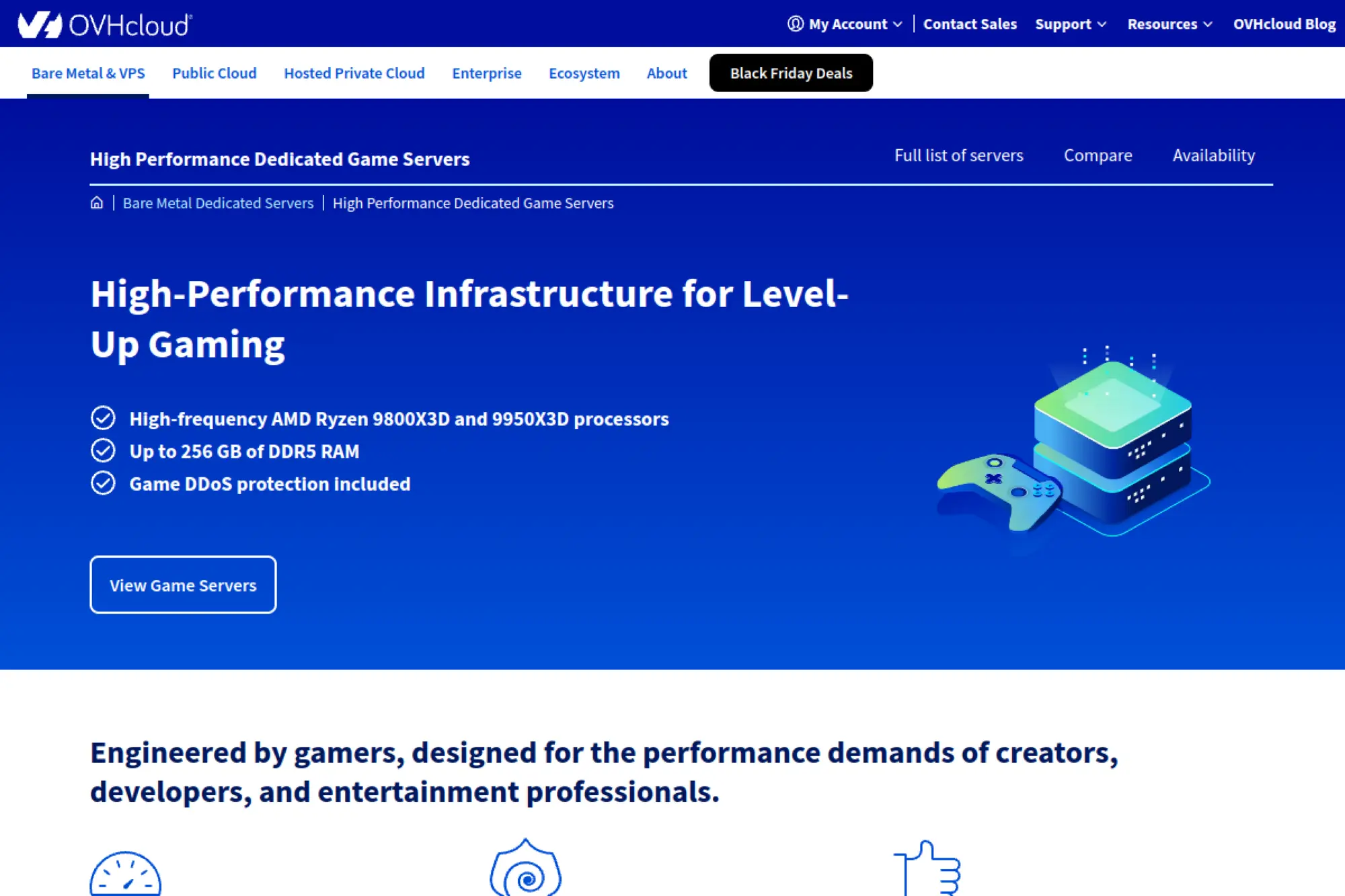 15. OVHcloud Game Servers