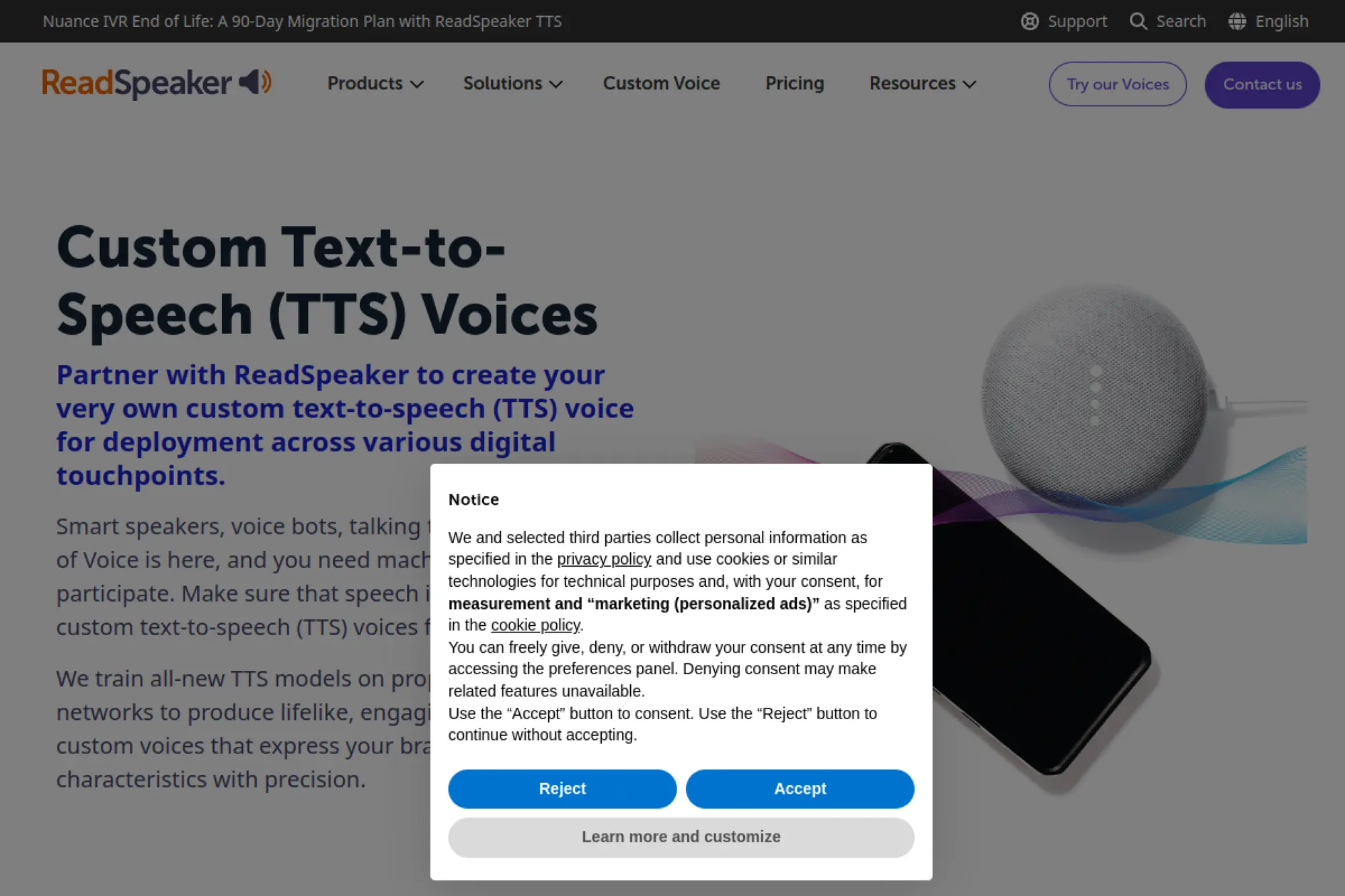 21. ReadSpeaker Custom Voices